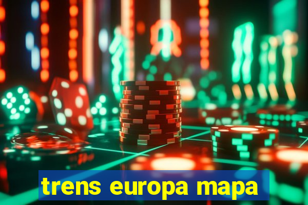 trens europa mapa